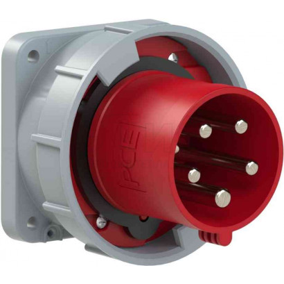 Вилка кабельная 63А 380В IP67 3P+N+E встраиваемая